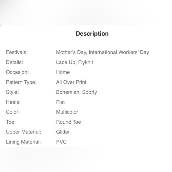 Women 10.5 Glitter Casual Sports Shoes Street Style Sneakers Sparkly Black - Picture 12 of 12